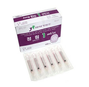 정림)일회용주사기(Disposable Syringe)1cc/30G*13mm