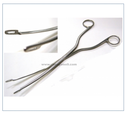 태반겸자 (Placenta Forceps) 38-1205