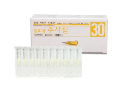 정림)일회용주사침(Disposable Needle)/30G*50mm